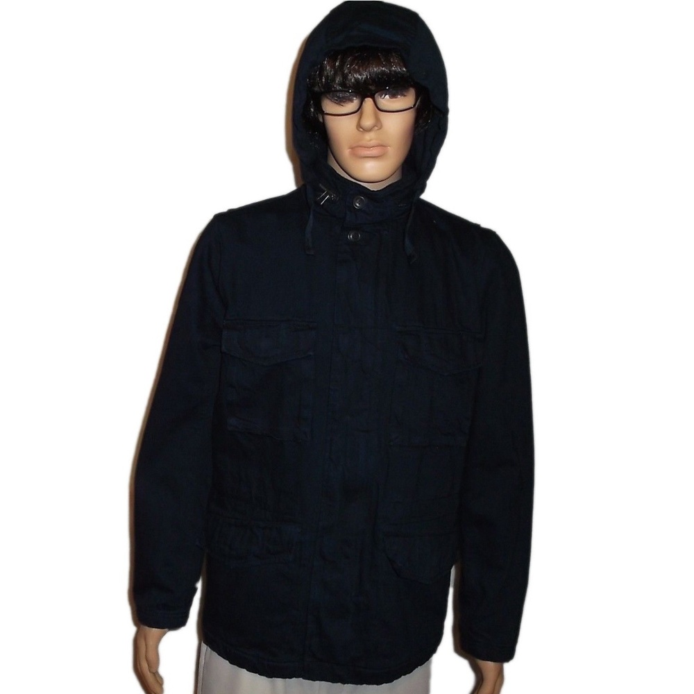 GAP Men's Heavy BLUE JEAN WINTER COAT